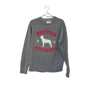 Boston University BU Crewneck Sweatshirt - League Legacy - Men’s Large - Gray